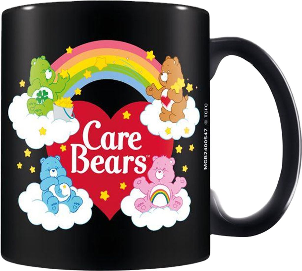 Care Bears - Kaffeebecher "We Love Rainbows" PM10233 (Einheitsgröße) (Schwarz)