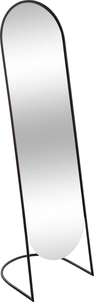 Standspiegel schwarz metall schwarz h140cm - Atmosphera créateur d'intérieur