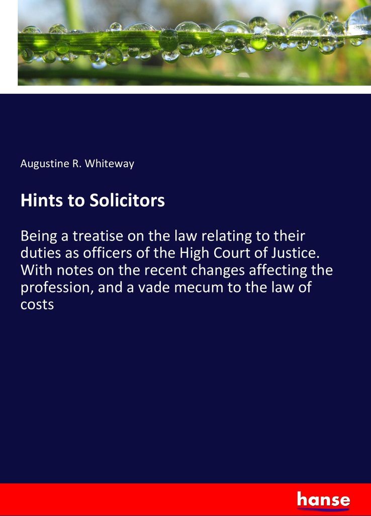 Hints to Solicitors