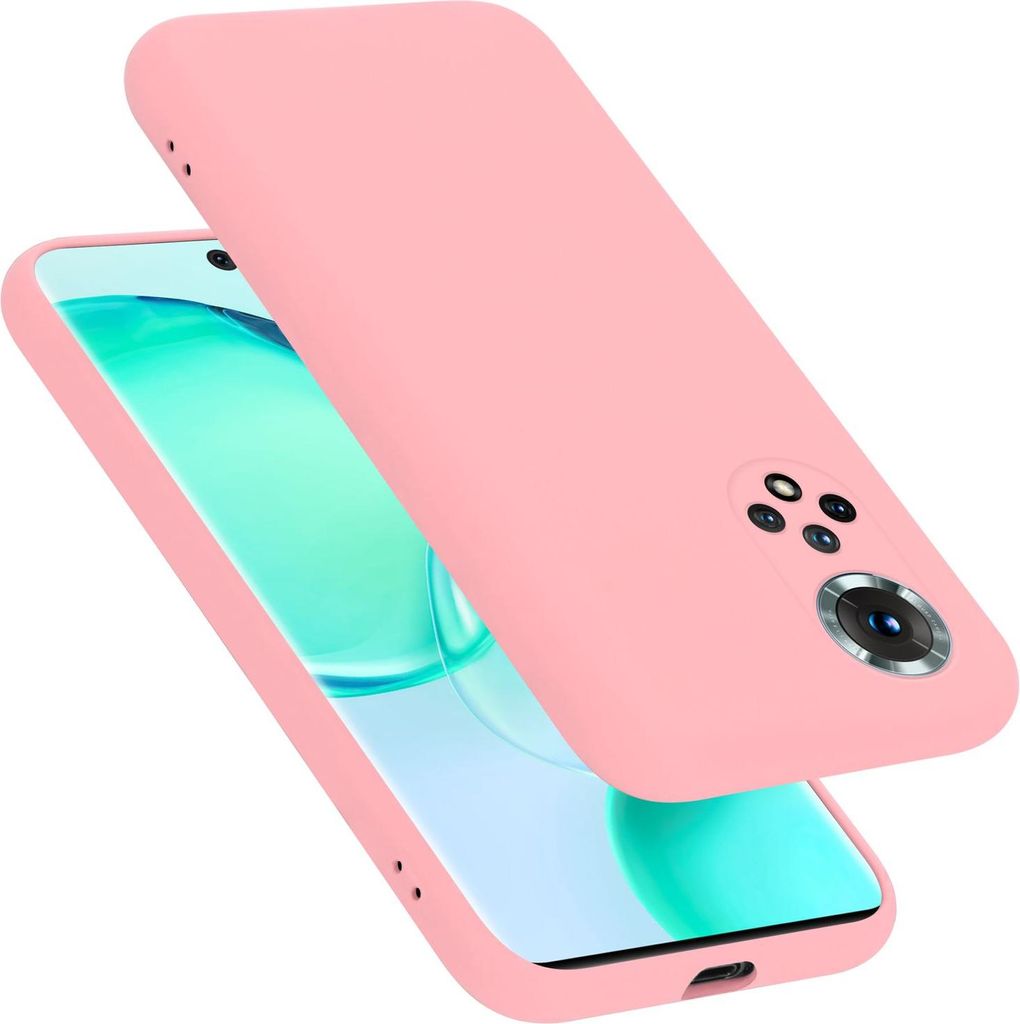 Cadorabo Hülle für Honor 50 / Huawei NOVA 9 Hülle Silikon Handyhülle Case aus flüssigem Silikon, Kratzfeste und stoßfeste Schutzhülle für H...