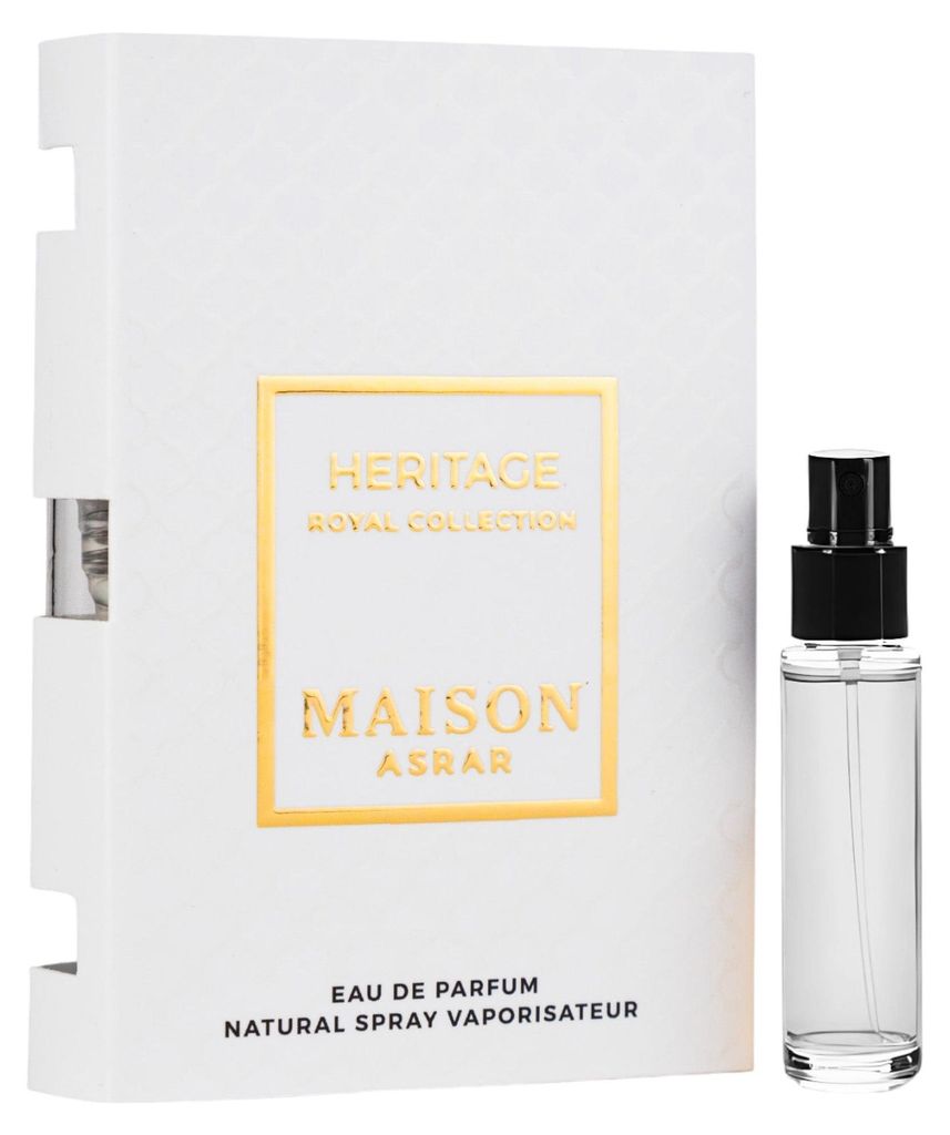 Heritage Eau de Parfum für Damen und Herren Duftprobe im Vial 2 ml