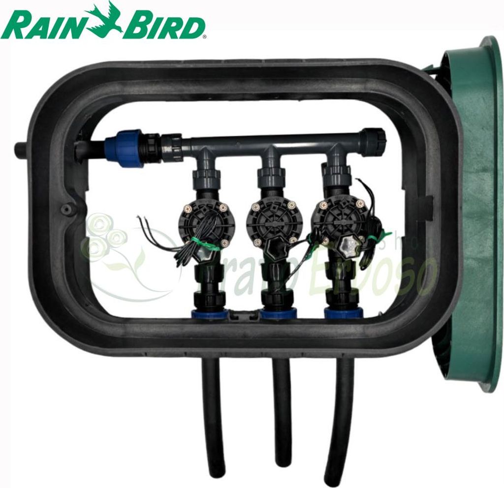 PA-HV-3 - 1" 3-Zonen-Ventilkasten mit Rain Bird Komponenten