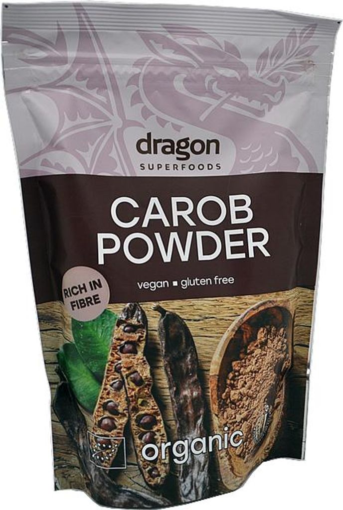 Polvere di carruba 200 g, Dragon Superfoods Immagine del prodotto 