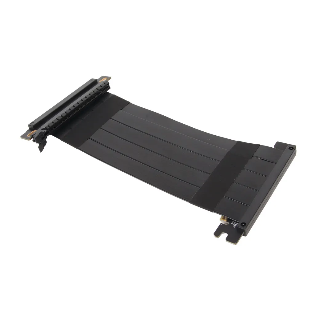 Cavo Riser GPU PCIe 4.0 X16 300mm - Alimentazione 12V, Schermato, Connettore 180 Gradi, Placcato Argento Per RTX 3090/4090 E Chipset Z690