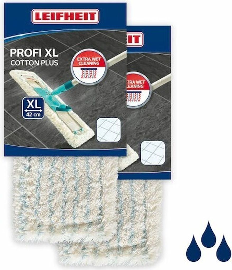 Leifheit zestaw 2 nakładek na mopa Profi XL 42 cm Nakładka Zdjęcie produktu 