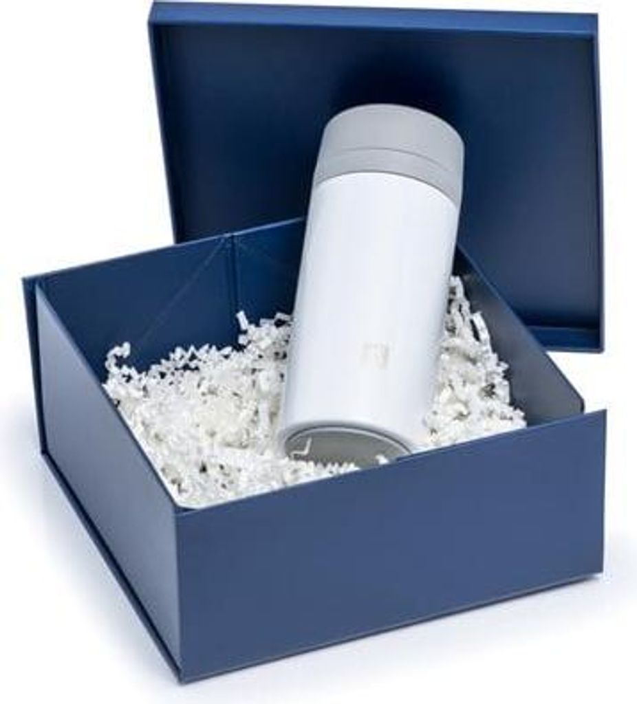 Faltbare Box mit Deckel, dunkelblau, 200 x 200 x 90 cm Geschenkbox