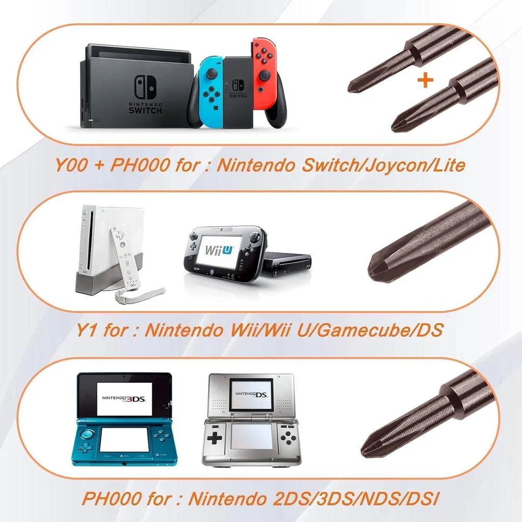 Kit d'Outils de Réparation pour Joycon et Switch Lite avec Pince de Précision