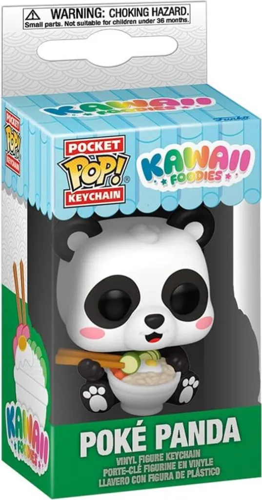 Portachiavi da Collezione Poke Panda Pocket POP! Funko Kawaii Foodies