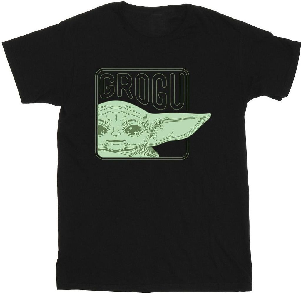 Star Wars - "The Mandalorian" T-Shirt für Herren BI47439 (L) (Schwarz)