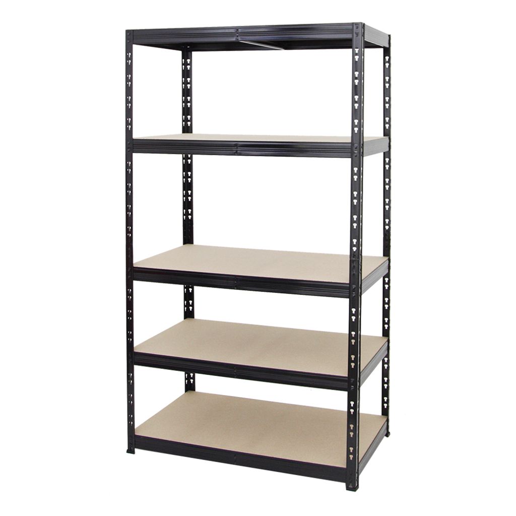 Schwerlastregal Tiger | HxBxT 180x100x60 cm | Fachlast 265kg | Schwarz
