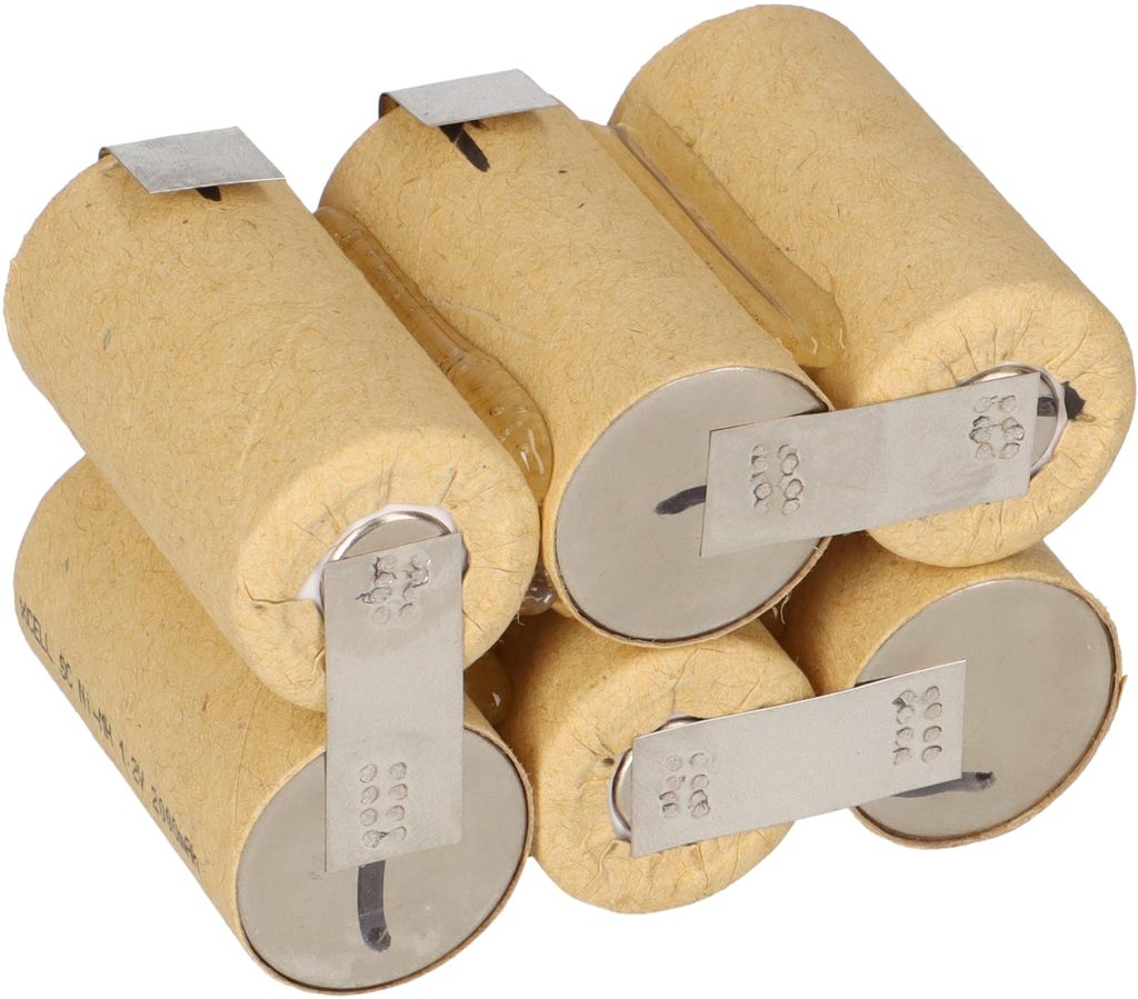 NiMH Akku 7,2V 2,0 Ah zum Selbsteinbau passend für den Black & Decker Dustbuster