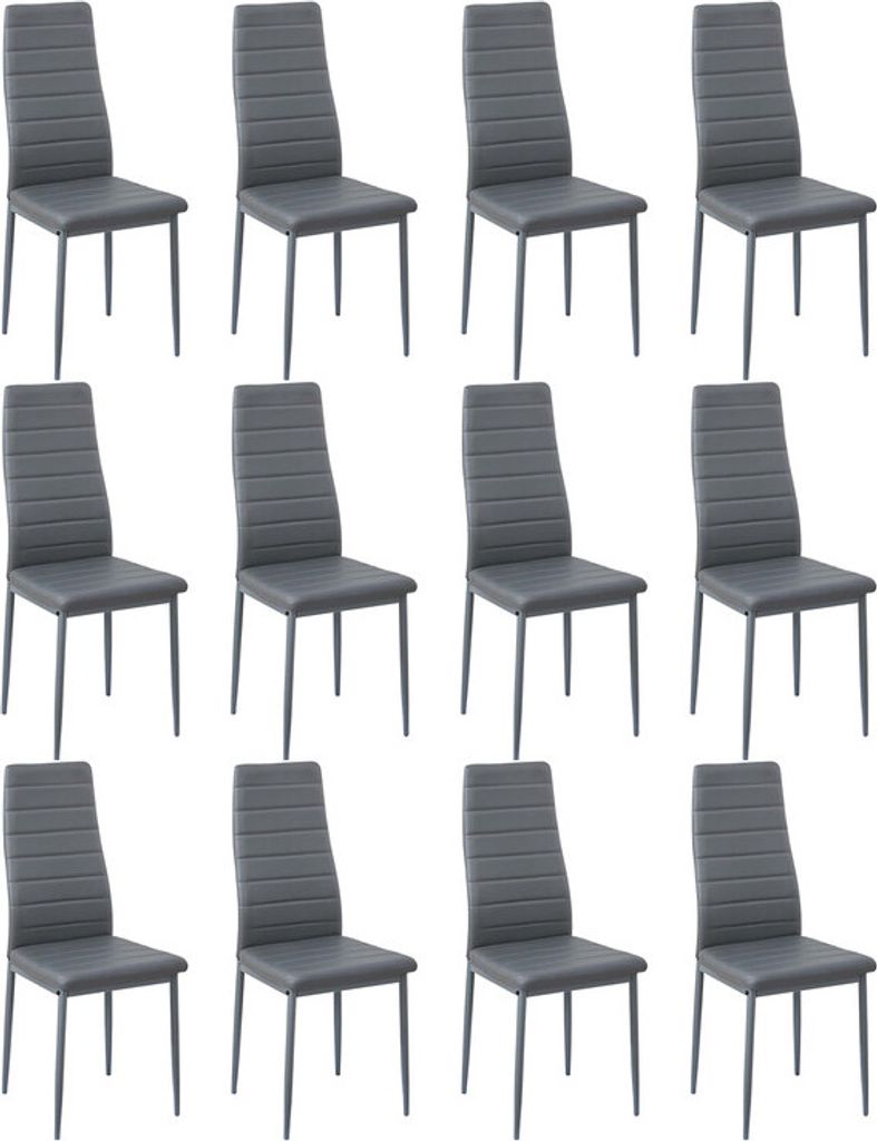 HJ WeDoo set de 12 chaises de salle à manger, chaise de Image du produit 