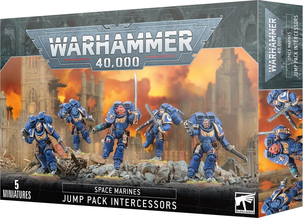Unités d'Assaut Intercesseurs Warhammer 40K pour missions de frappe rapide