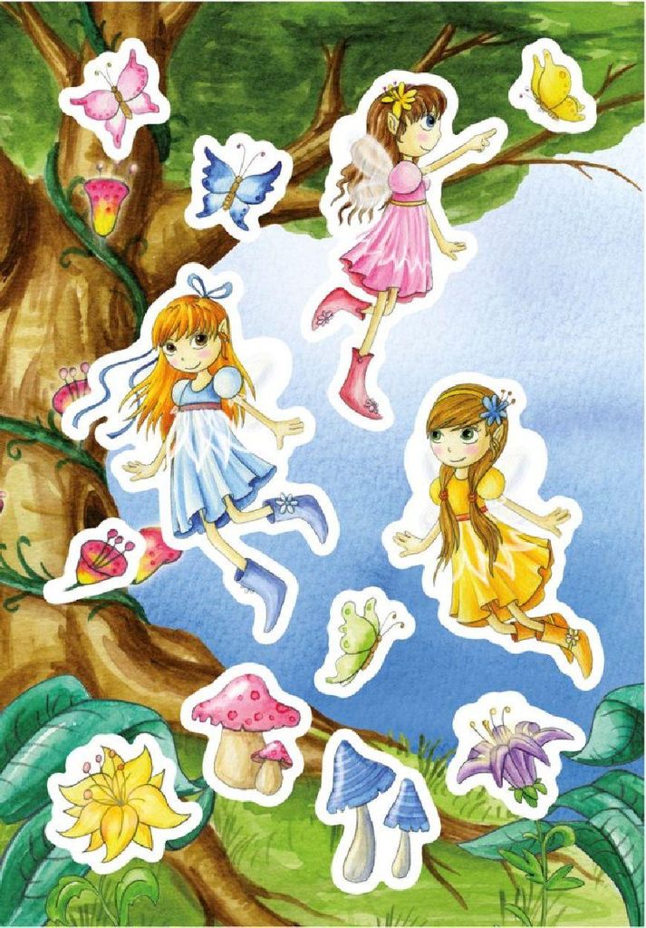 Herma 3092 MAGIC Sticker - Zauberfeen - 12 Sticker