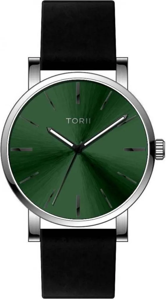 Montre pour homme chic et tendance TORII S45BL.FB coloris vert foncé