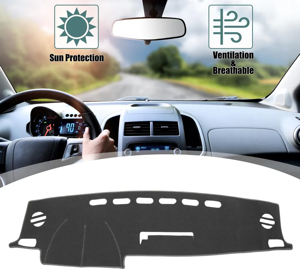 Protecteur de Tableau de Bord pour Toyota Rav4 2013-2018 Pare-Soleil Gris