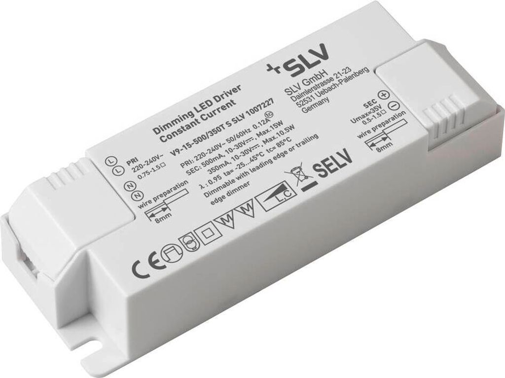 SLV 1007227 LED Treiber, Netzteil/Driver 20W 350mA/500mA Produktbild 