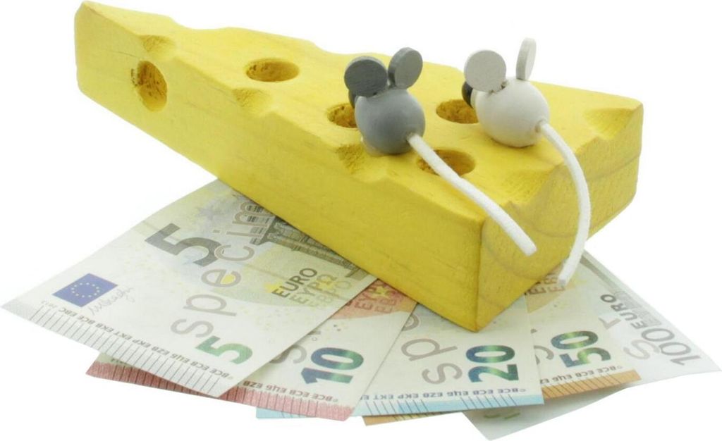 Mel-O-Design Geldklammer Geldschenkeverpackung Käse