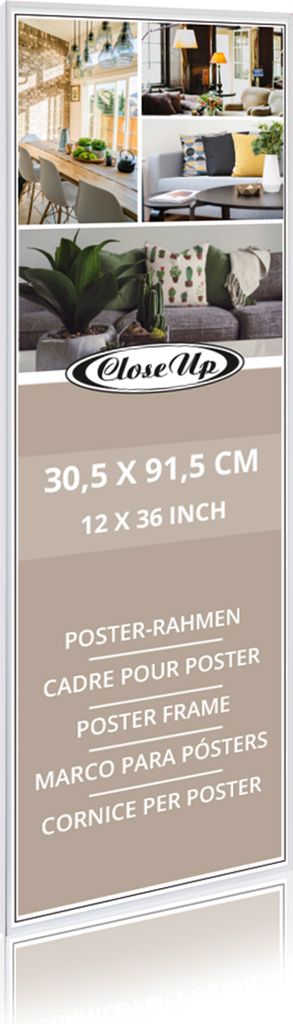 Posterrahmen 30,5 x 91,5 cm weiß Produktbild 