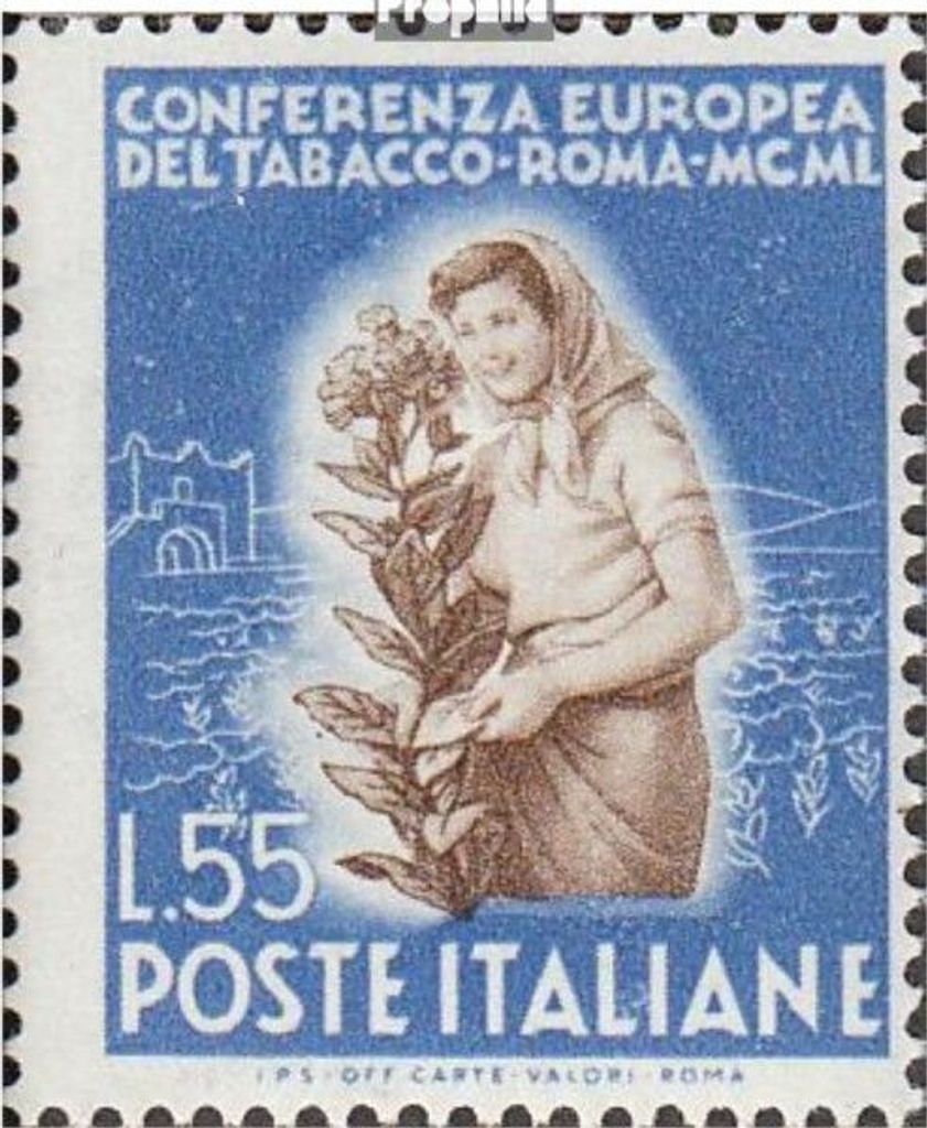 Briefmarken Italien 1950 Mi 802-804 (kompl.Ausg.) gestempelt Tabakkonferenz