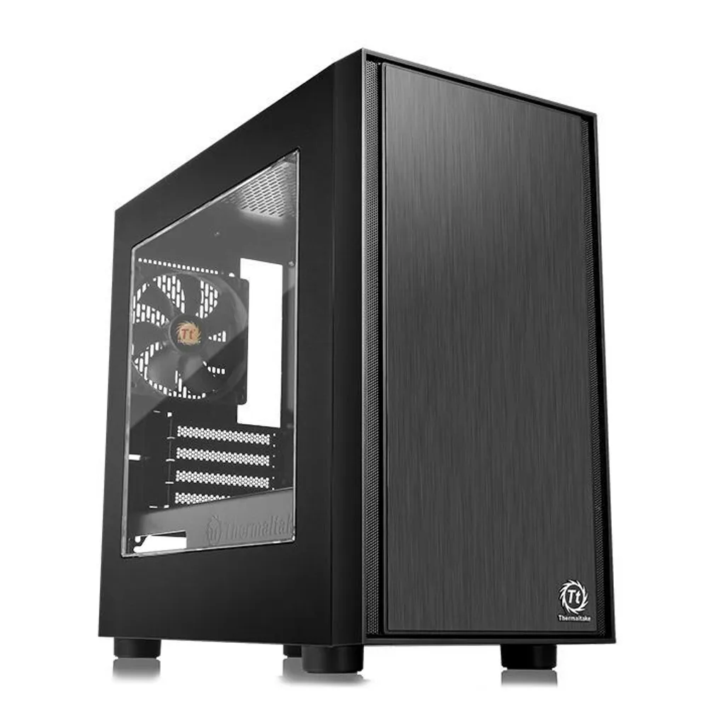 Case PC Thermaltake Versa H17 Window Nero - Mini Tower Gaming Elegante - 1