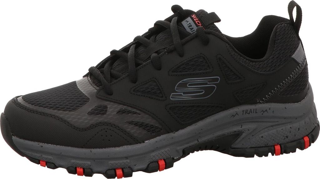 Skechers Hillcrest sportlicher Schnürer Schwarz Produktbild 