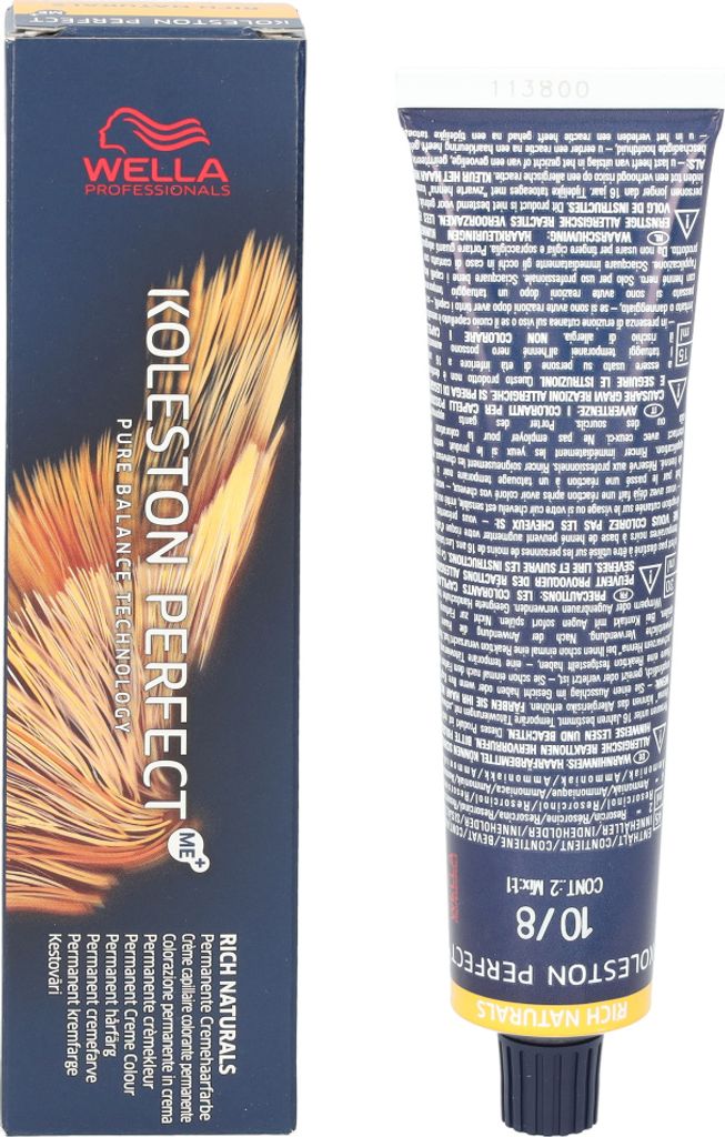 Wella Koleston Perfect Me+ Rich Naturals, Blond, 10/8, Produktbild 