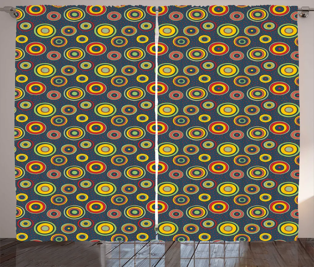Rideaux occultants artistiques 280x225 cm pour transformer votre salon terne