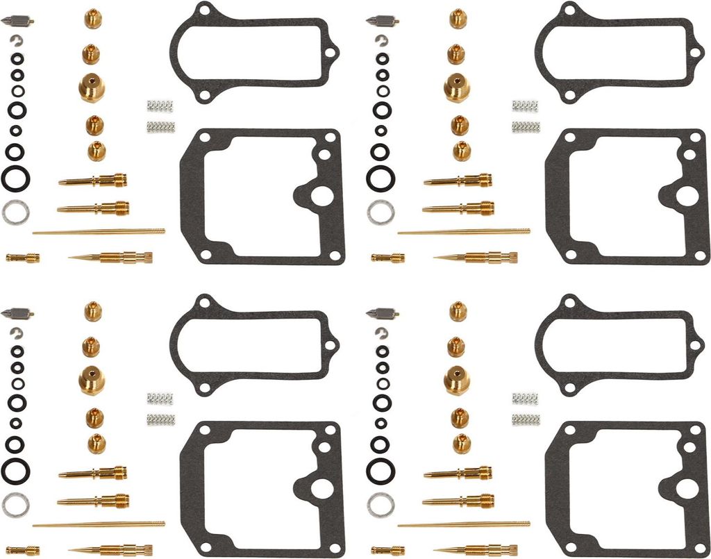 4 PCs Motorrad Vergaser Reparaturkit Carb -Umbau Überholung Produktbild 