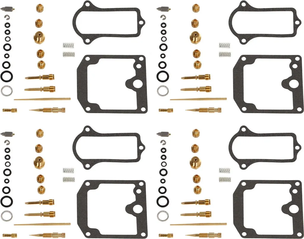 Lot de 4 kits de reconstruction carburateur pour Moto KZ650 et Z650 SR