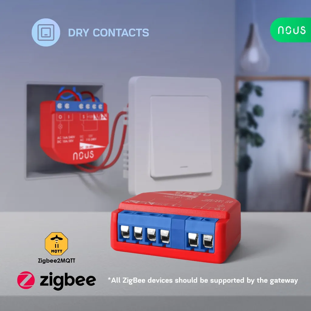Module Nous B1Z ZigBee Smart Switch Intelligent pour Alexa et Google Home - 9