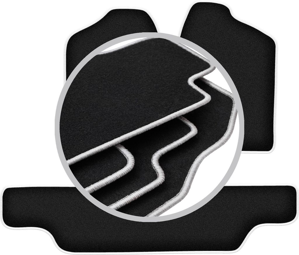 CARLUX-SILVER Autofußmatten für: Opel Frontera A 5-Türer (1991-1998)