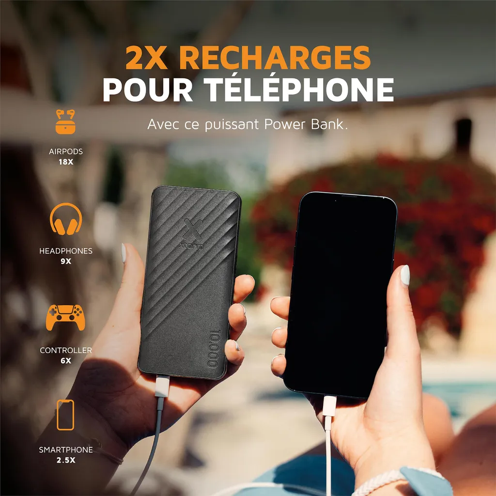 Batterie Externe Xtorm Go2 - Solution Charge Rapide pour Mobile Vide - 12