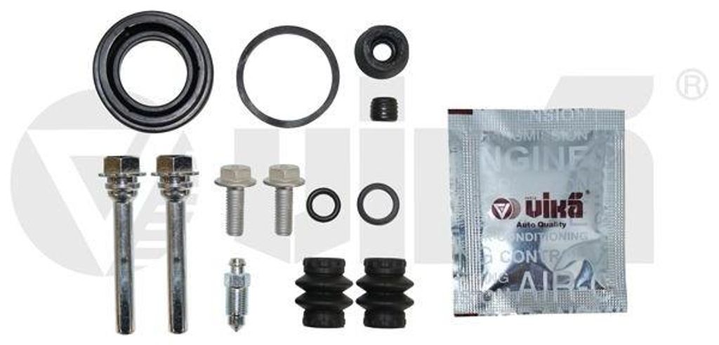 VIKA Dichtungssatz Bremssattel Hinten 66981702101 für VW Golf IV Schrägheck (1J1) GOLF VI (5K1) Golf V Schrägheck (1K1) POLO (9N) Polo Schrägheck