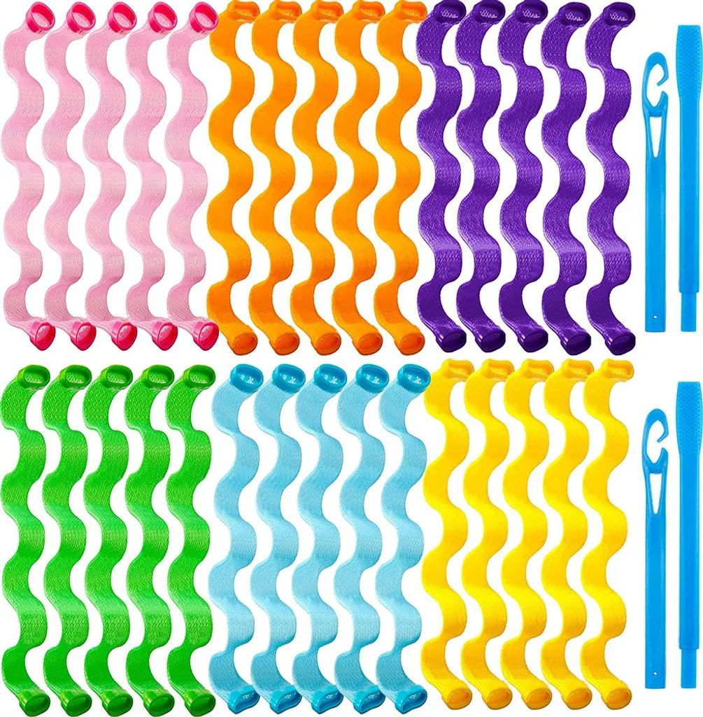 30 Stk. Magic Hair Lockenwickler 50 cm