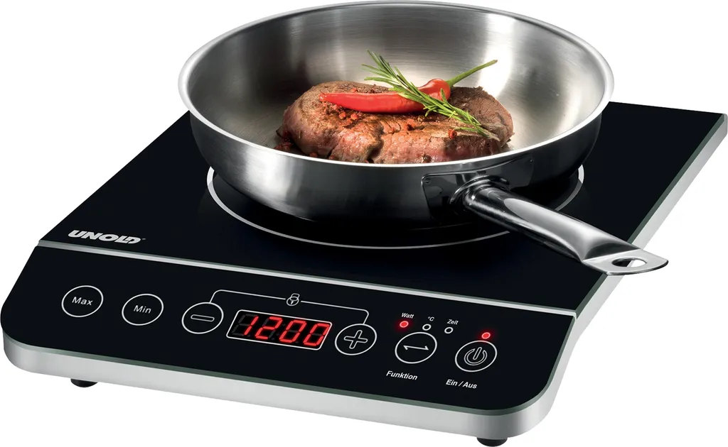 Plaque de cuisson d'appoint induction Unold pour studio et camping
