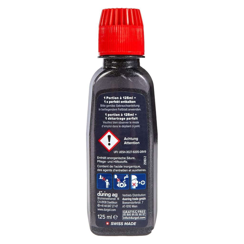 DURGOL Entkalker für Espressomaschinen 2 x 125 ml 2er Pack Produktbild 30