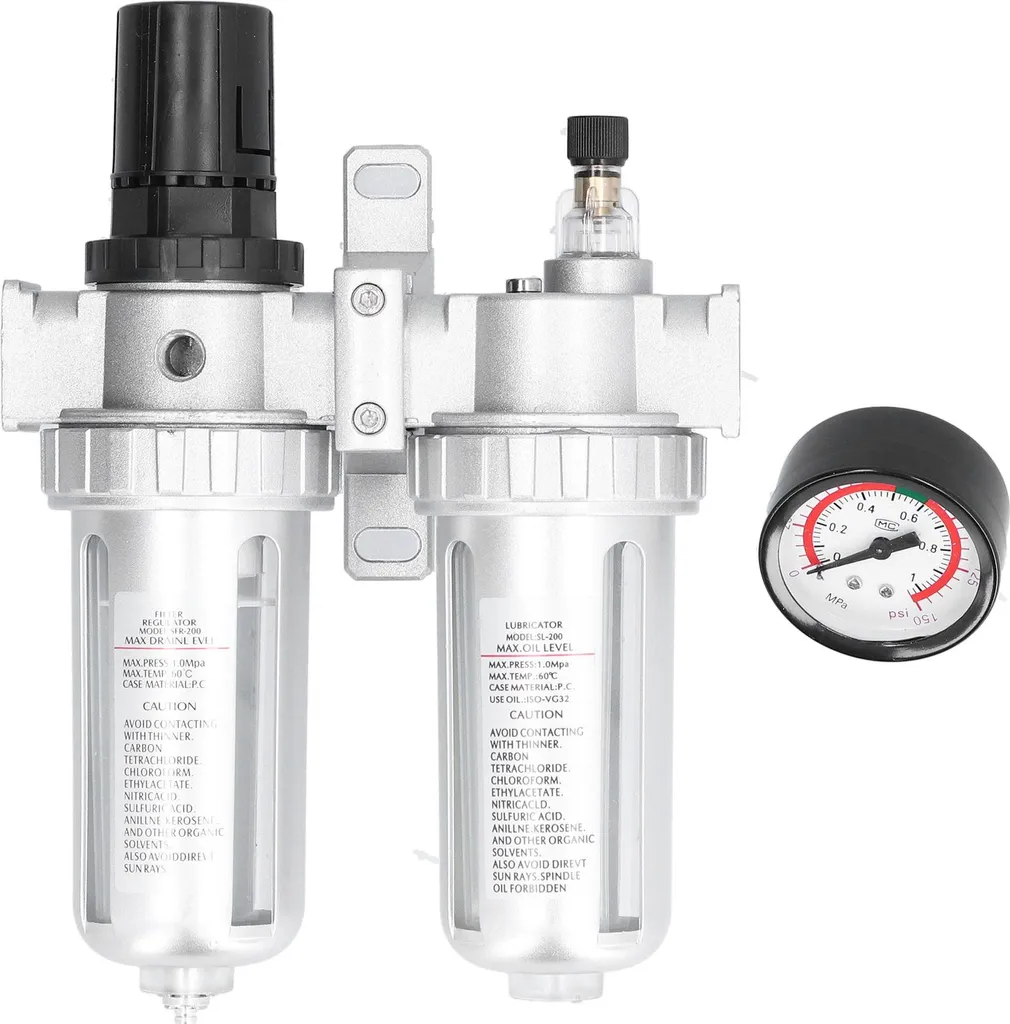 Régulateur de pression SFC200 en alliage avec séparateur eau-huile