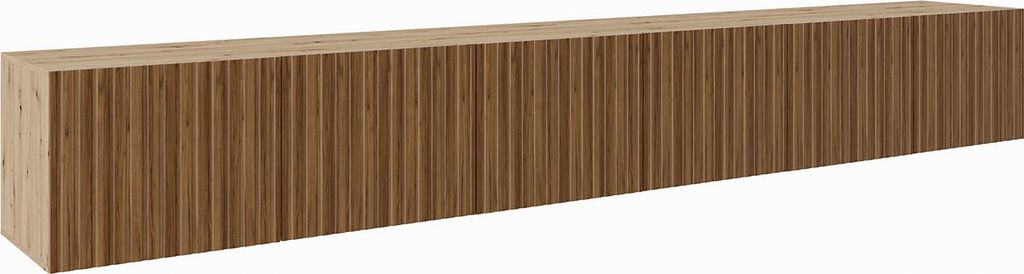 MEBLINI TV-Schrank 300cm Lang - Fernsehschrank - TV Lowboard Industrial - Unterschrank für Fernseher - TV-Unterschrank - TV-Schrank - Hängeschran...