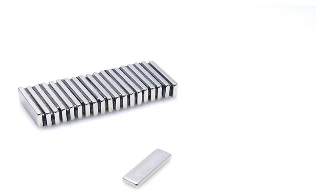 Top Magnesy - 50 Stück Neodym Magnete 20x6x2 mm N38 - extra Produktbild 