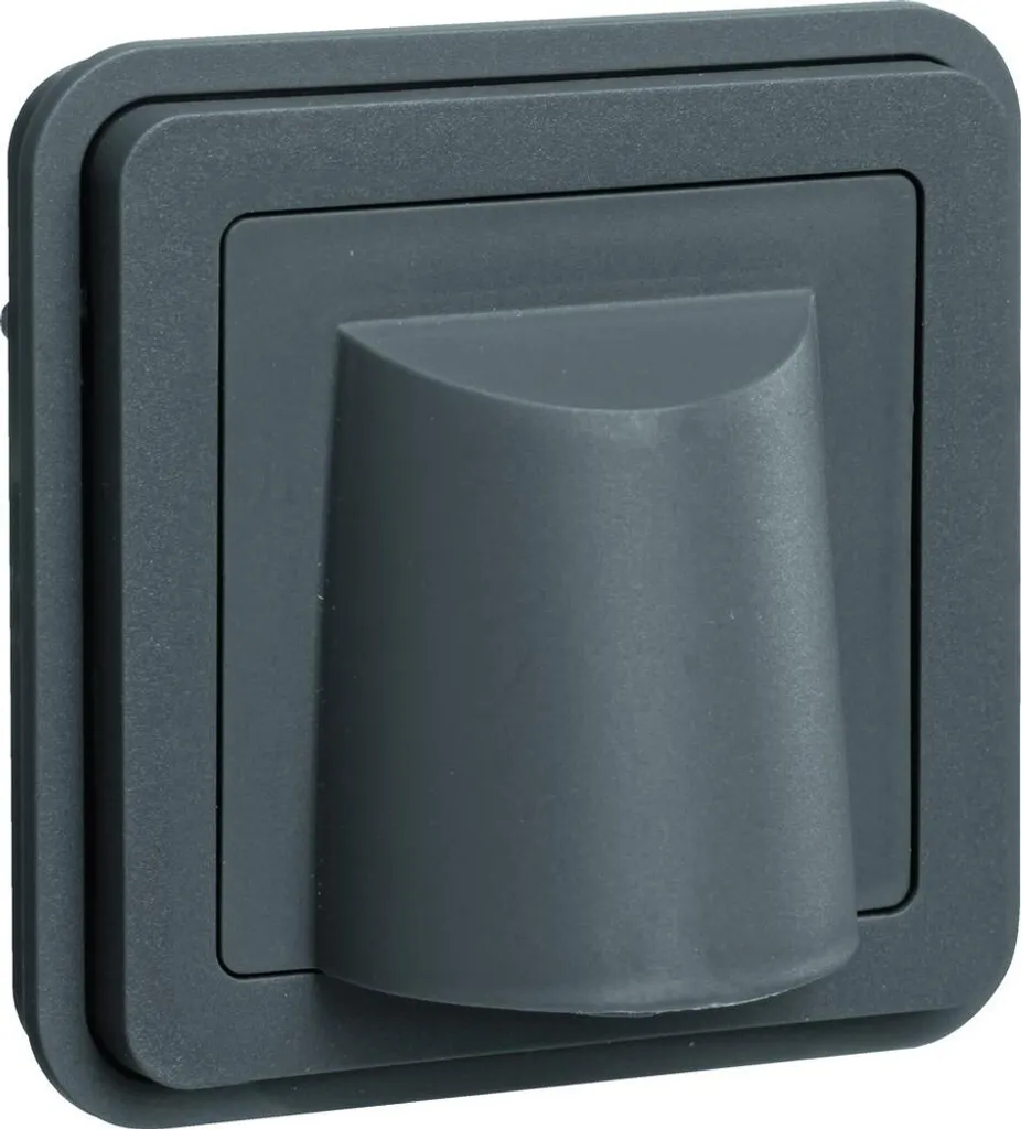 Insert de sortie de câble gris mat 42563505 pour câblage informatique
