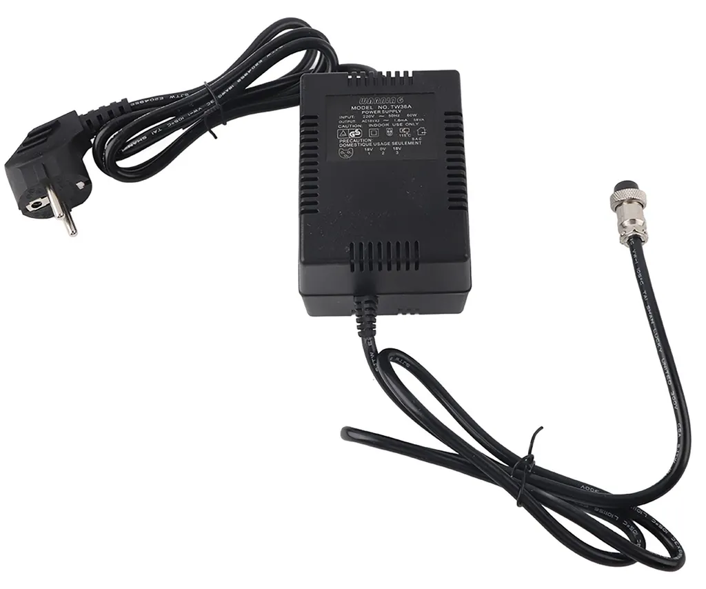 Adaptateur Secteur pour Console de Mixage 18V 1.6A Connectique 3 Pins