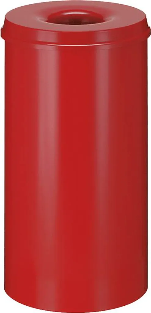 Cestino Autoestinguente 50L V-Part Rosso - Acciaio Industriale Alta Qualità