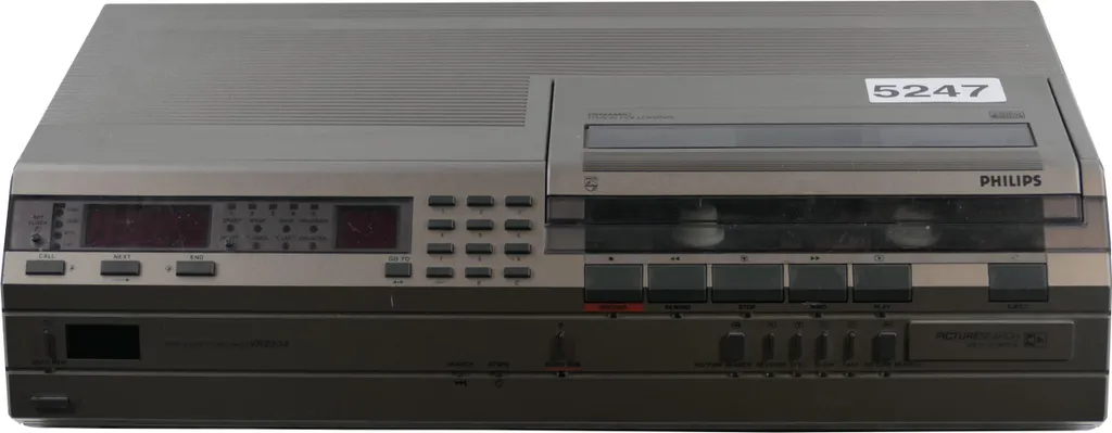 Magnétoscope VCC Philips VR2334/00F Lecteur Cassette Vidéo 2000 Noir