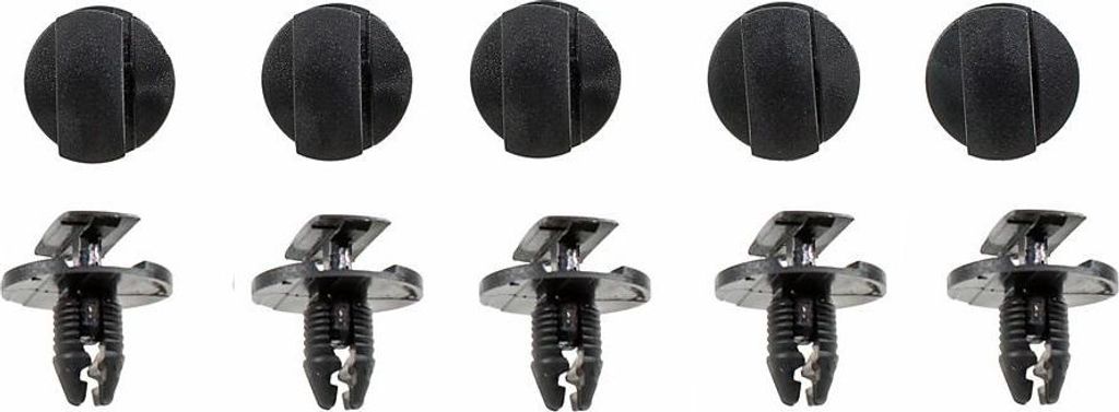 10x METZGER Clip Zier- / Schutzleiste 2280005 Kunststoff