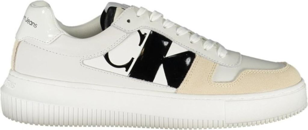 CALVIN KLEIN WEISSE SPORTSCHUHE FÜR DAMEN : Farbe - Weiß, Größe - 40 Größe: 40 Farbe: Weiß