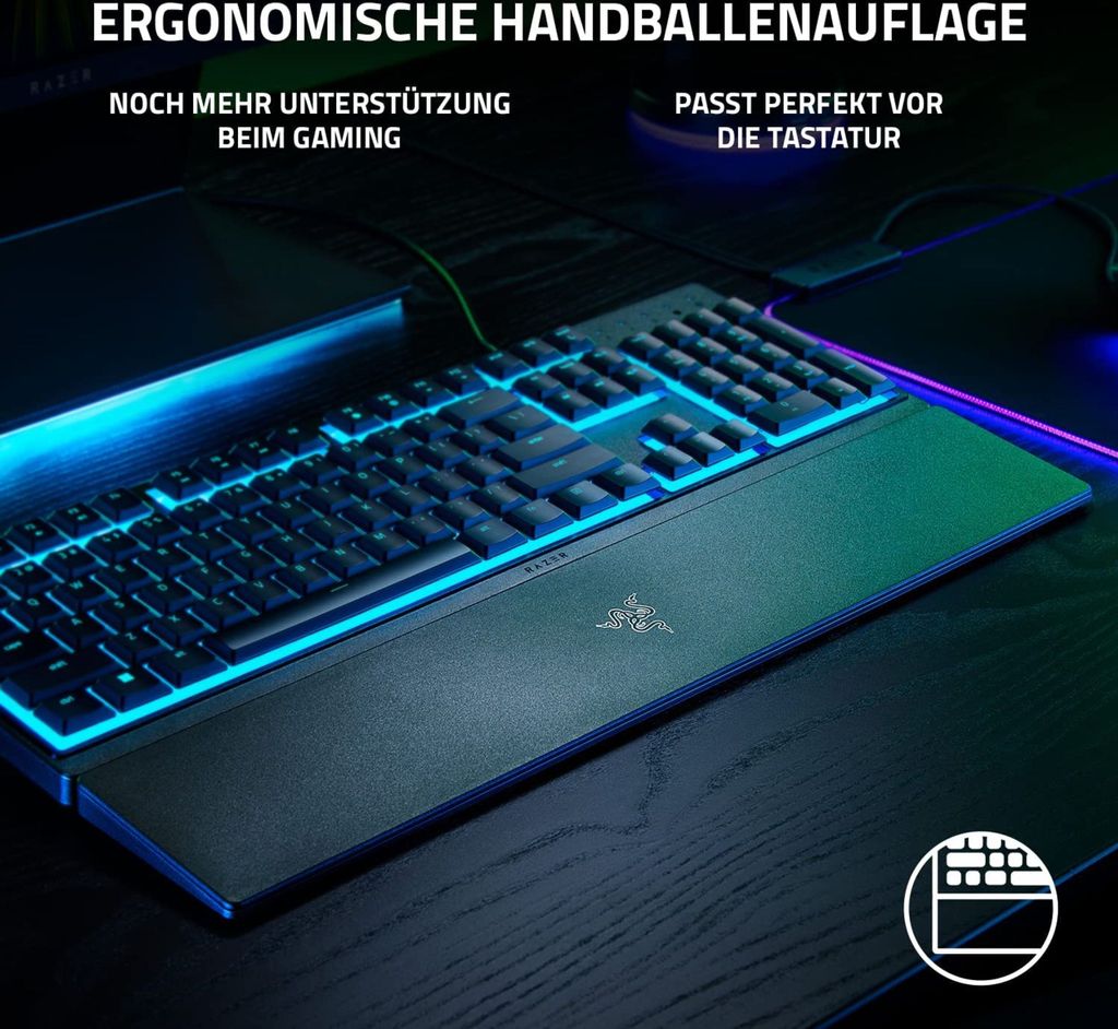 Razer Ornata V3 X - Flache Membran-Tastatur mit Chroma RGB, Produktbild 5