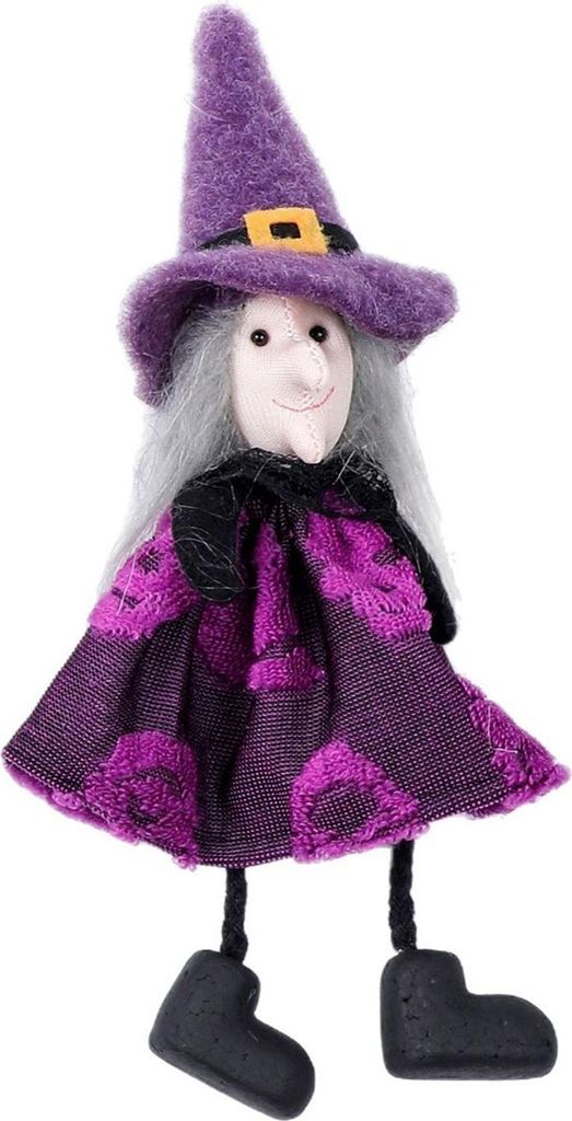 Halloween-Hängedekoration, Kürbis, Geist, Hexe, schwarze Katze, Plüschpuppen, Baumschmuck für drinnen und draußen, Haus, Hof, Veranda, Baumdek...