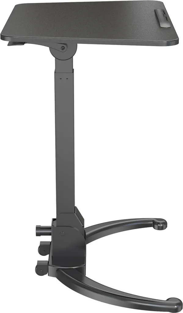 Support Ordinateur Portable Réglable en Hauteur Table Pliante avec Roues