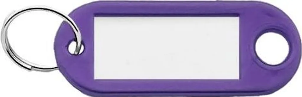 Etichette per Chiavi Viola CombiCraft 55x22mm - Confezione 100 Pezzi